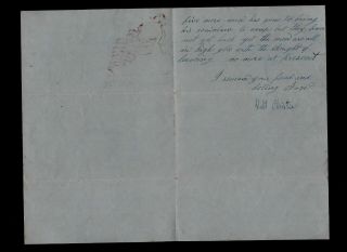 29th Indiana Infantry CIVIL WAR LETTER from Kentucky - Died 6 Months Later 2