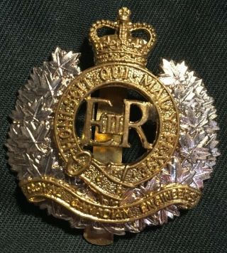 Royal Canadian Engineers Cap Badge Canada