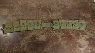 Ww2 Usmc Marine Corps M1 Garand M1923 Cartridge Ammo Belt