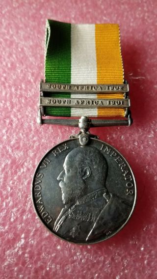 George Vii 1902 South Africa Coldstream Guards Medal Badge Army Navy Named World