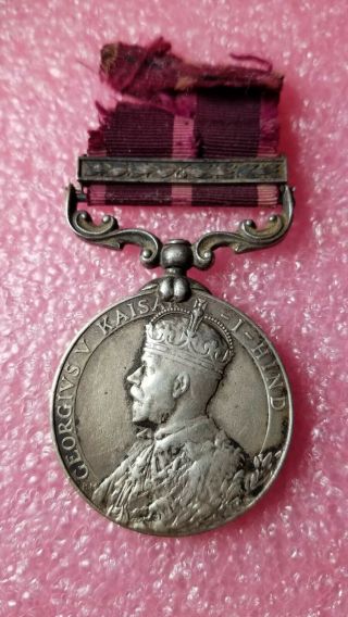 1920 1930 British George V India Medal Badge Army Navy Named World War