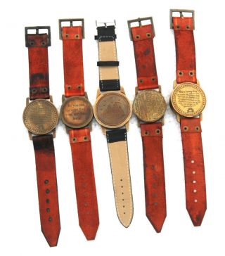 Vintage style Marine Brass Sundial compass Wrist Watch Type - - Compass 3