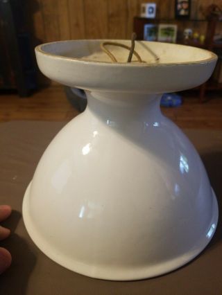 Vintage Porcelain Ceiling Light Fixture Alabax. 2