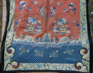 " Large " 94 X 35 Inches Chinese Silk Embroidered Kesi Panel Nr