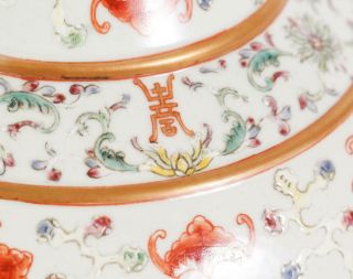 Chinese Porcelain Bottle Vase with Iron Red Bats and Overglaze Decoration 6