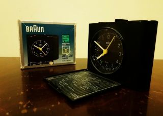 Vintage BRAUN AB 313 sl travel alarm clock Dietrich LUBS Dieter Rams Modernist 5