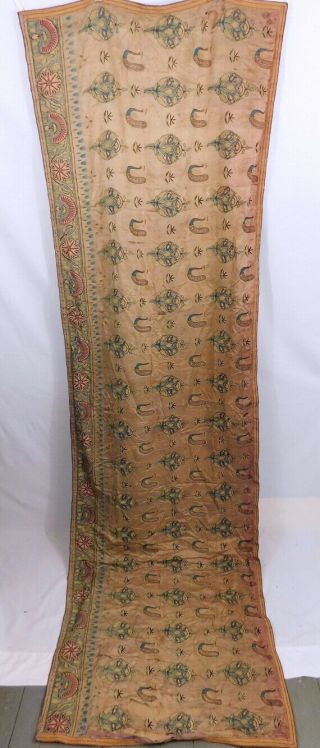 Antique 18th 19th C.  Chinese Embroidered Forbidden Stitch Fabric 90 