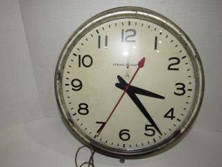 General Electric Industrial Wall Electric Clock made in USA 2