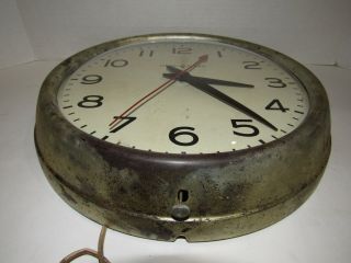 General Electric Industrial Wall Electric Clock made in USA 7