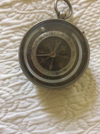 Antique Pocket Barometer & Compass REAUMUR In OriginalCase Late 19th C.  Swedish 6