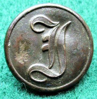 Dug Confederate Infantry Coat Button S.  Isaacs Campbell & Co.