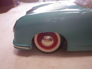 Distler Electromatic (Germany) Turquoise Porsche 356 Cabriolet Tin/Electric 1:15 4