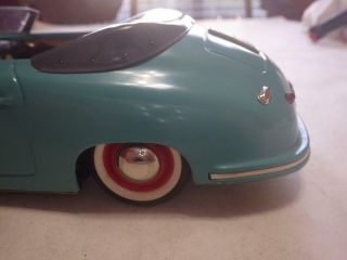 Distler Electromatic (Germany) Turquoise Porsche 356 Cabriolet Tin/Electric 1:15 6