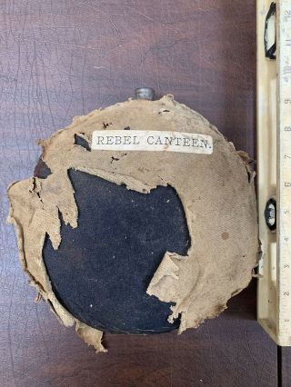 Civil War Rebel Canteen