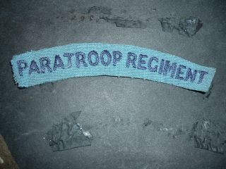 British Airborne Paratroop Regiment Shoulder Title