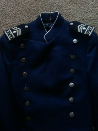 Us Air Force Academy Uniform Usafa With Cadet Tsgt Shoulder Boards.