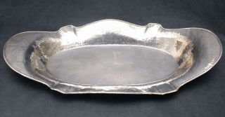 Antique Arts & Crafts,  Barbour Silver Co,  Hand Hammered Sterling Bread Tray