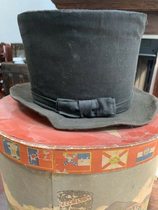 Old Unusual Hat Civil War ? Post Civil War War Scenes Abe Lincoln