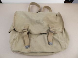 Ww2 Us Army Gi Field Musette Bag 1942