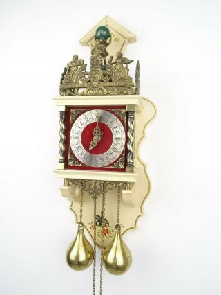 Zaanse Warmink Dutch Wall Clock Vintage Antique 8 day (Hermle Kienzle Junghans) 3
