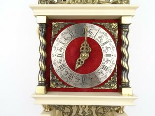Zaanse Warmink Dutch Wall Clock Vintage Antique 8 day (Hermle Kienzle Junghans) 4