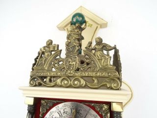 Zaanse Warmink Dutch Wall Clock Vintage Antique 8 day (Hermle Kienzle Junghans) 6