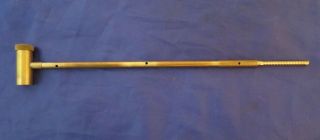 Borchardt / Luger 1898 - 1906 Brass Zig Zag Cleaning Rod With Oiler