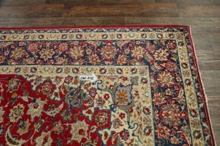 10x13 VINTAGE Traditional Floral RED& BLUE Persian Large Area Rugs Oriental Wool 10