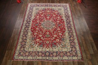 10x13 VINTAGE Traditional Floral RED& BLUE Persian Large Area Rugs Oriental Wool 2