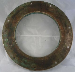 Antique bronze porthole,  Wilcox Crittenden WC 10 Porthole 1930 ' s era. 5