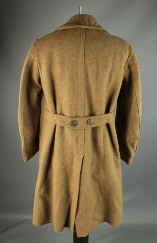 Vtg Men ' s WWI 1910s US 35th Division Army Wool Overcoat Medium WW1 Coat 7069 3