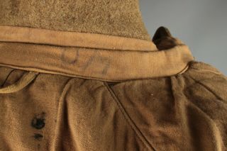 Vtg Men ' s WWI 1910s US 35th Division Army Wool Overcoat Medium WW1 Coat 7069 5