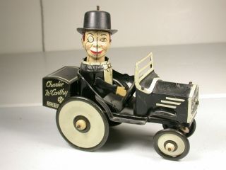 Charlie Mccarthy & His Benzine Buggy - Marx - - 1930s - Near