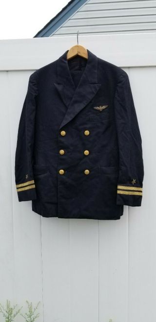 Us World War Ii Navy Officers Pilots Uniform Named And Dated 1941