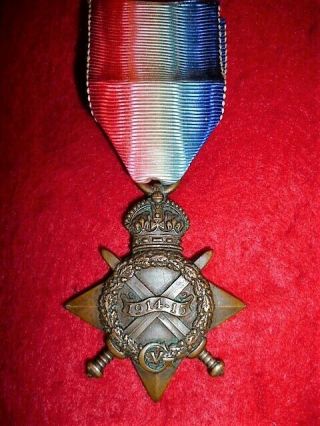 Ww1 British 1914/15 Star Medal To Royal Army Medical Corps,  Hicks