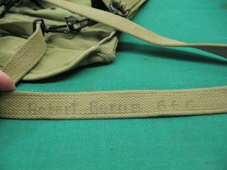 WWII US Navy Medical Bag / Pouch Named; (1) 6