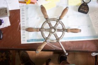 Antique Lyman Ship Wheel 12.  5 " C