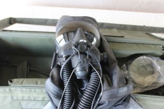 Very Rare Pilot Gas Mask Cam Lock Uk Aircraft Aircrew Aviation Air Force