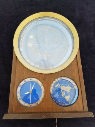 Edmund Scientific Spilhaus Space Clock - Clock Runs
