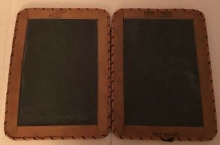 Antique National School Slate Co.  Chalk Board Book Usa 1800 - 1900 