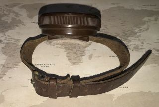 WW2 WWII Era U S ARMY Wrist Compass Taylor Model Bakelite Body Leather Strap 8