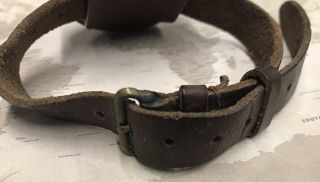 WW2 WWII Era U S ARMY Wrist Compass Taylor Model Bakelite Body Leather Strap 9