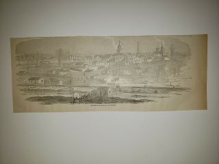 Murfreesborough Tennesee 1867 Civil War Sketch