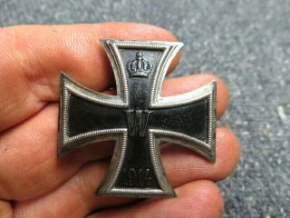 Wwi Imperial German Iron Cross 1st Class - Marked “800” - Vaulted