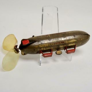 Marke Marke Lehmann Uss Shenandoah Tin Airship Zeppelin Blimp,  Made In Germany