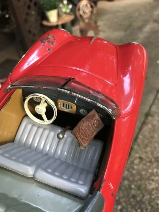 Rare Vintage Distler Porsche 356 Electromatic 7500 W Germany Toy Car W/ Box /Key 11