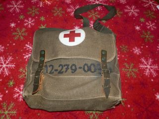Vintage German Mountain Troops Folding Stretcher in Carrying Bag 2