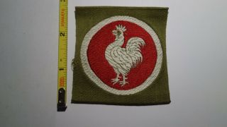 Extremely Rare Wwi Ambulance Service (red & White) Liberty Loan Style Patch
