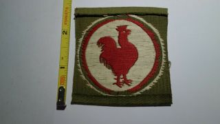 Extremely Rare WWI Ambulance Service (Red & White) Liberty Loan Style Patch 2