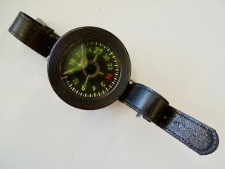 Ww2 German Luftwaffe Pilot Ak39 Armband Compass / Kadlec Instrumentenfabrik